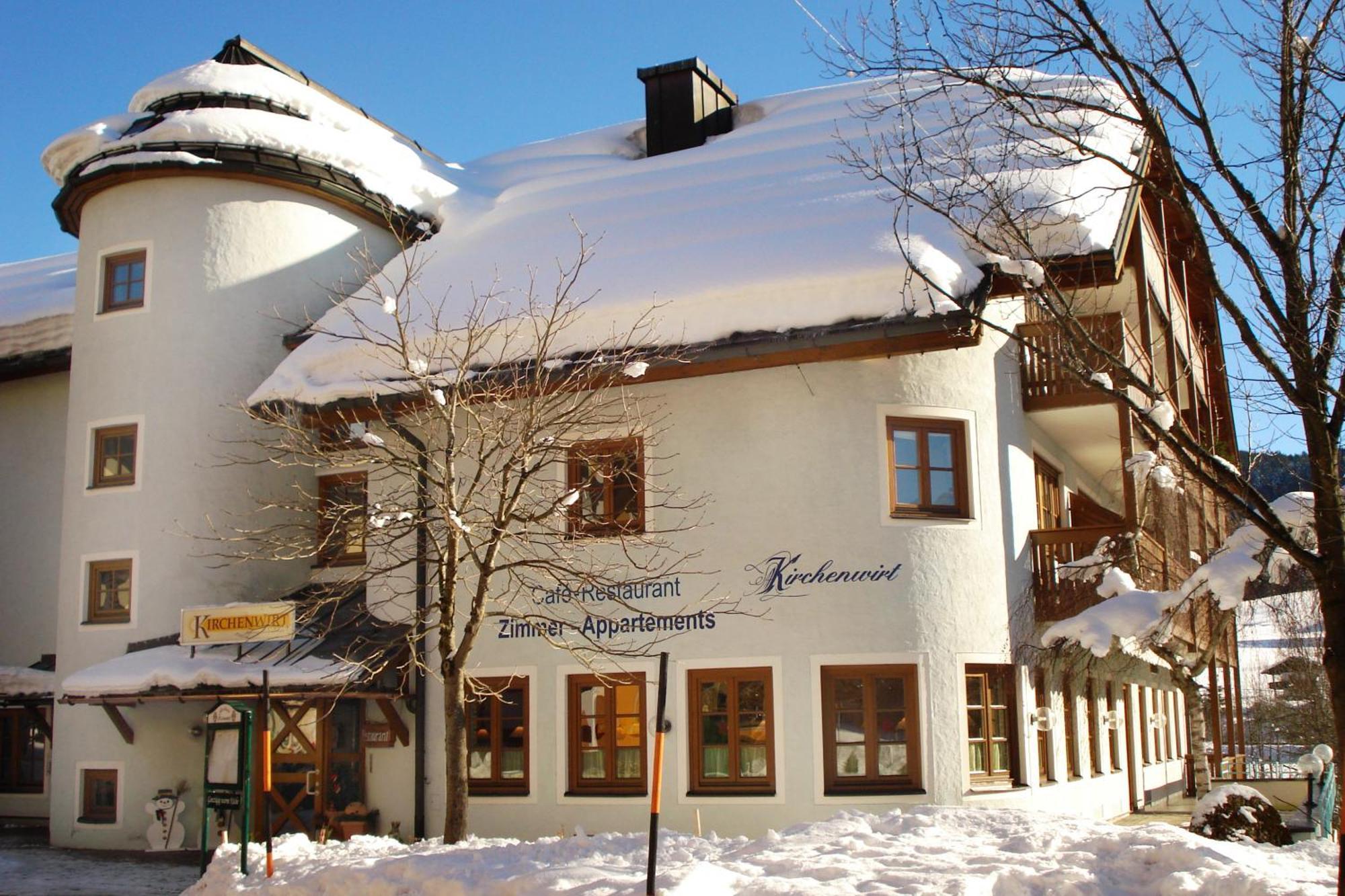 Dachstein West Hotel Gmbh-Kirchenwirt Russbach Russbach am Pass Gschütt Esterno foto